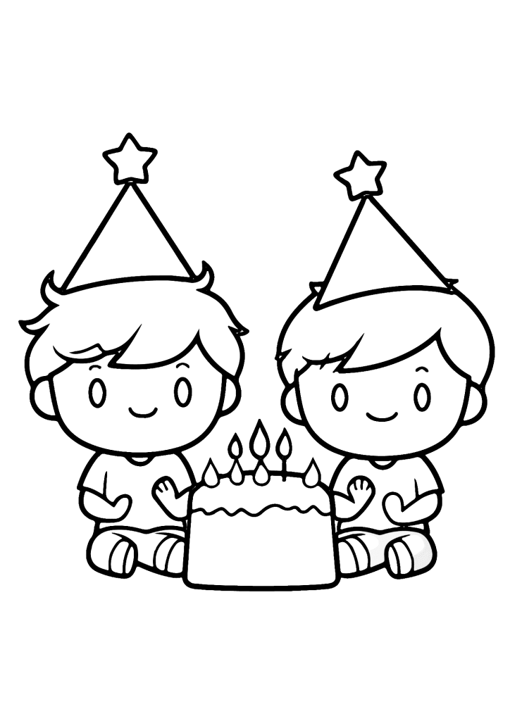 1st Happy Birthday Wishes To Baby Boy Coloring Page