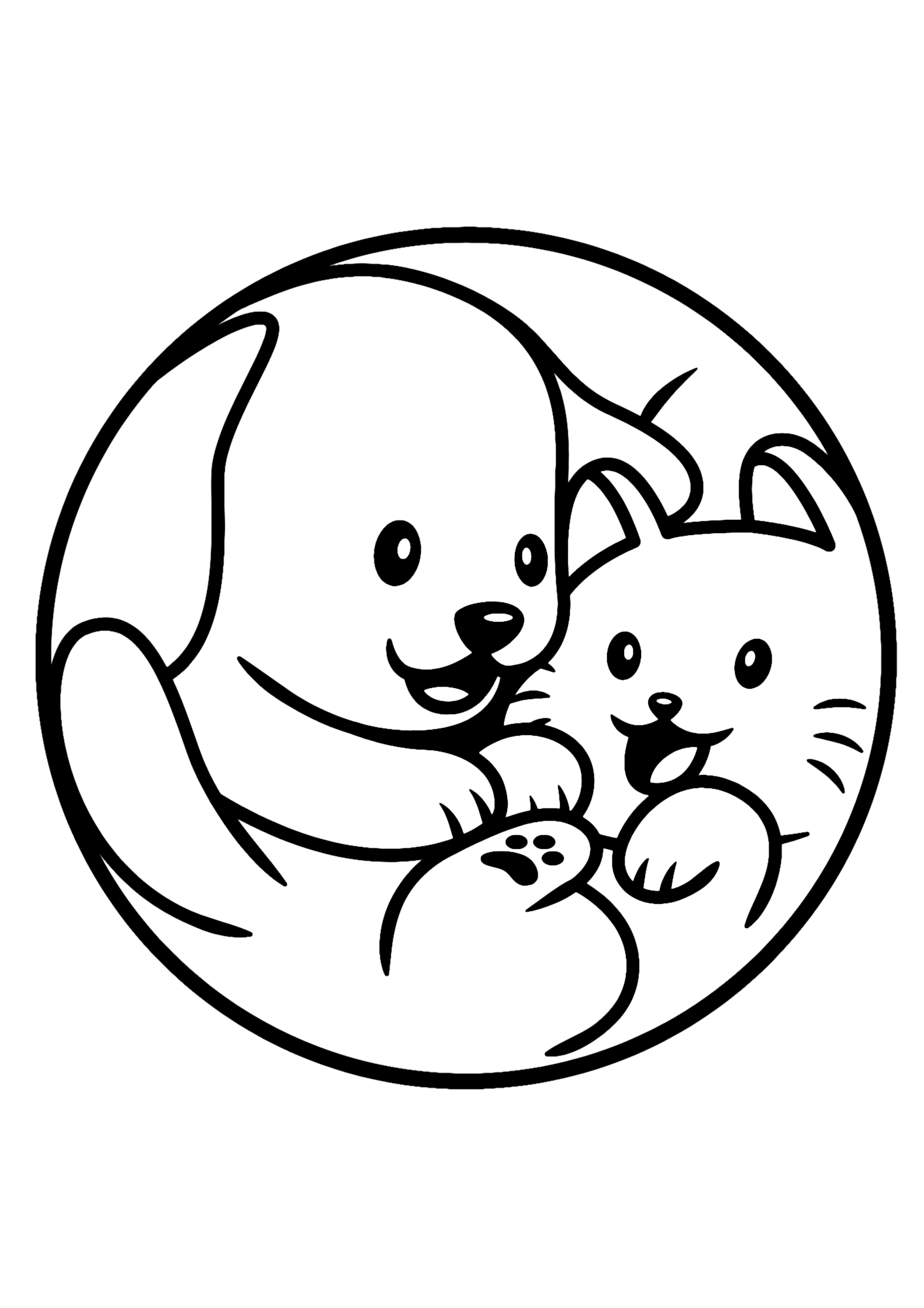 Image Of Dog Coloring Pages