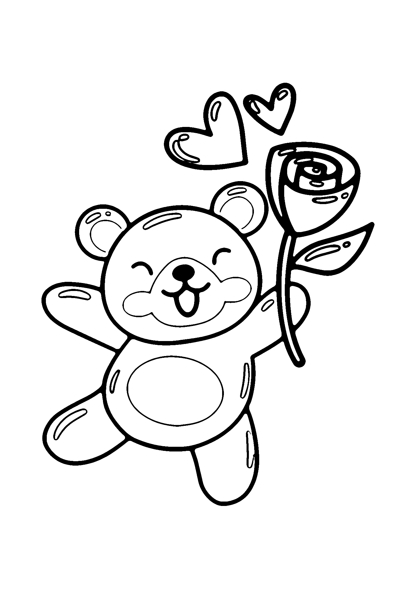 Valentine’s Day Free Printable Coloring Page