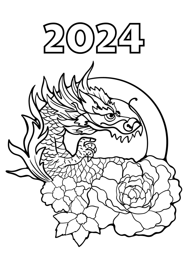 Chinese New Year To Color