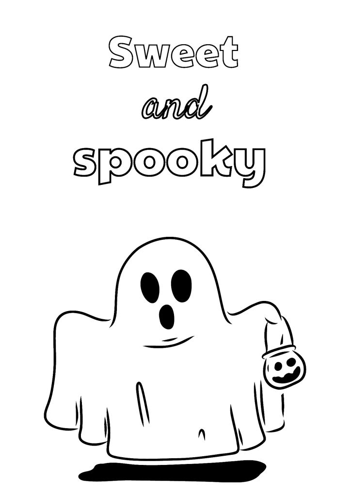 Free Printable Halloween Ghosts