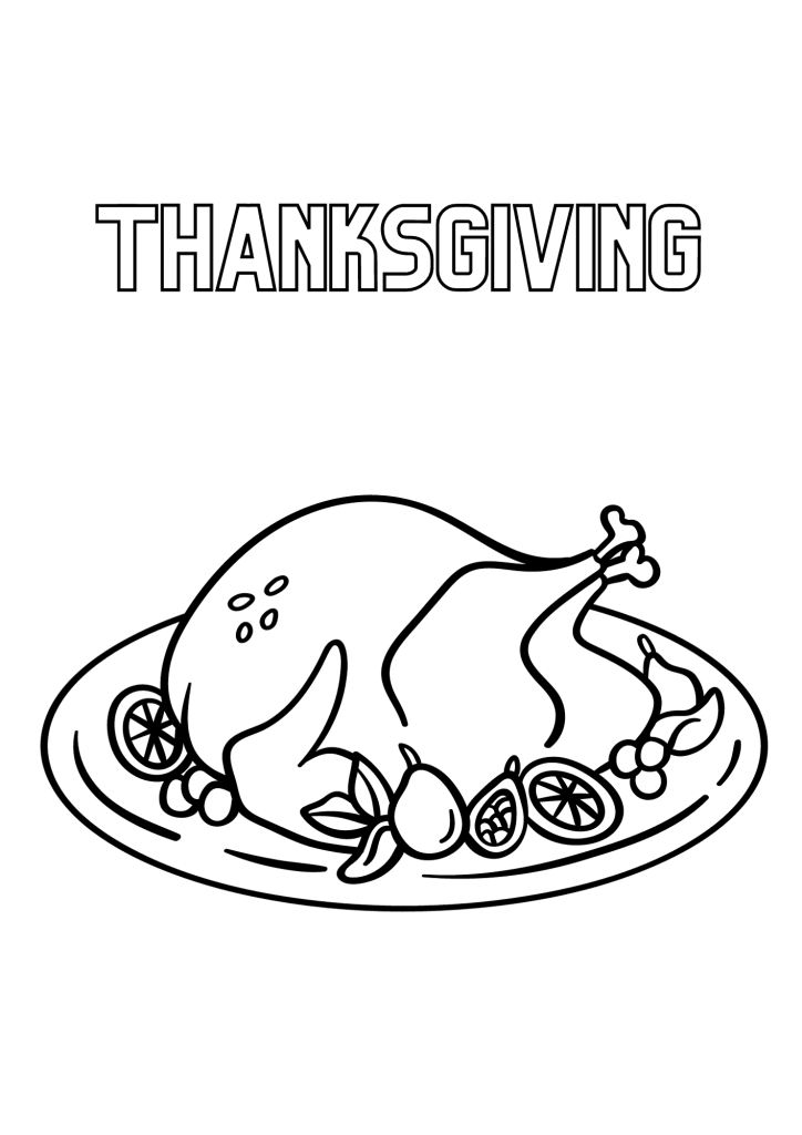 Free Thanksgiving To Color