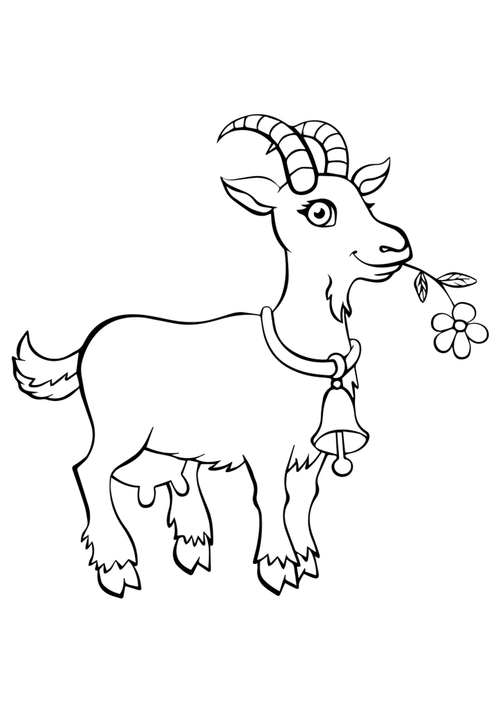 Goat Pictures To Color