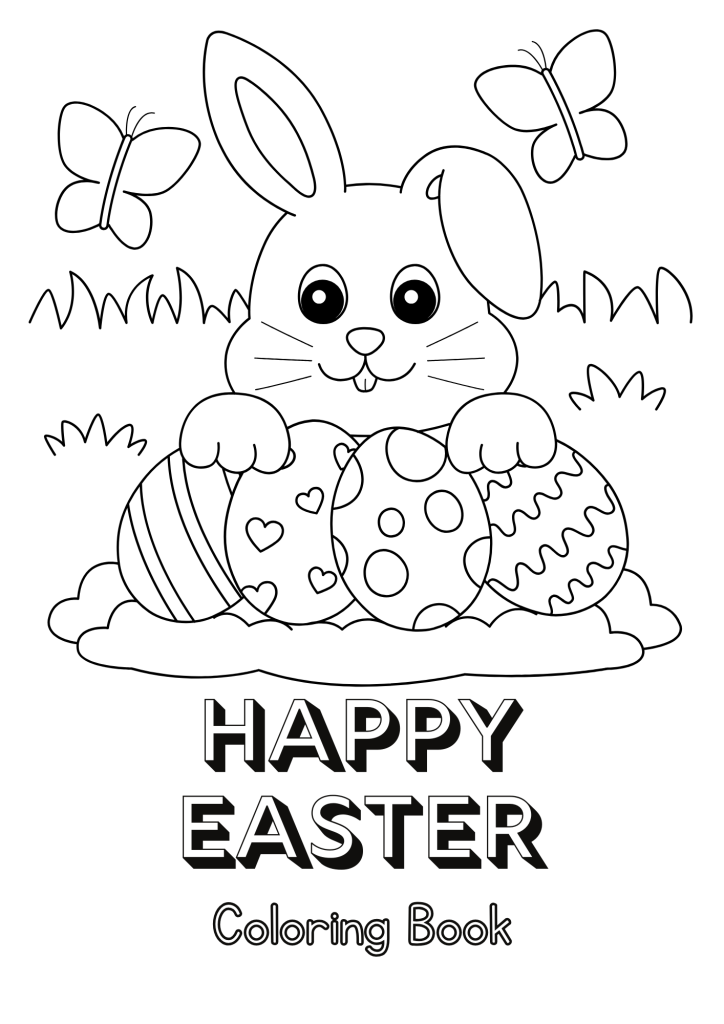 Happy Easter To Color