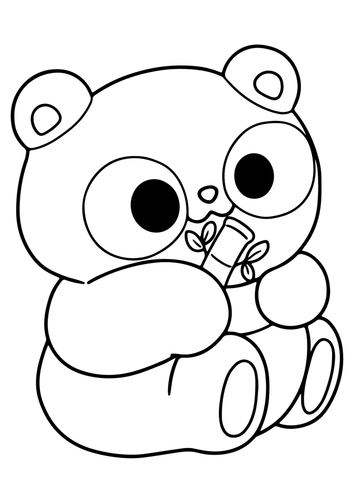 Panda To Color