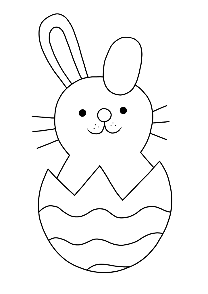 Printable Easter Bunny Coloring Pages