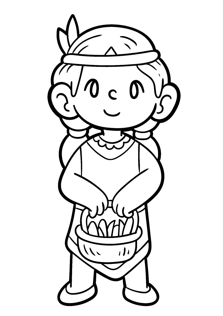 Thanksgiving Preschool Coloring Pages