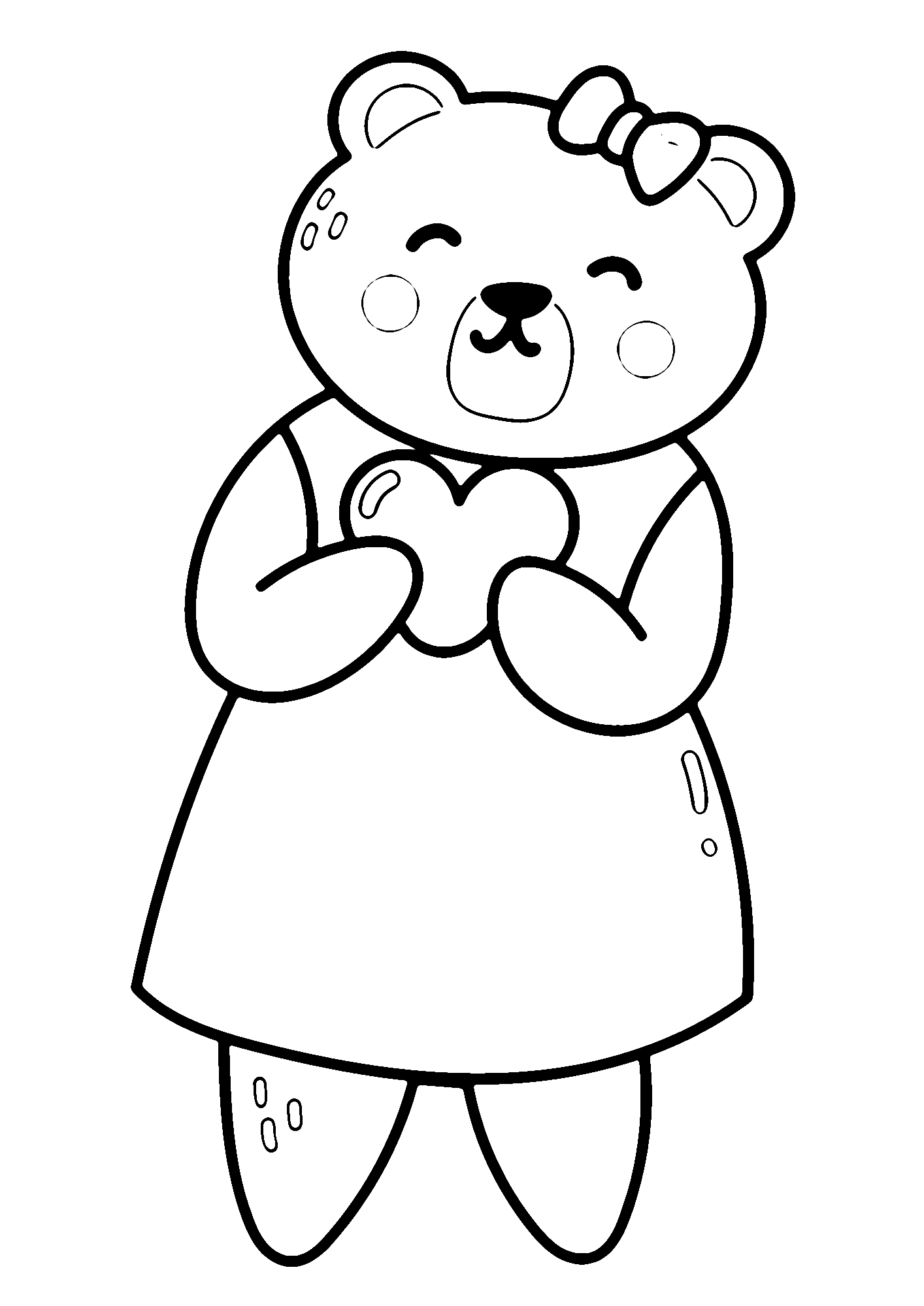 Valentine's Day Free Printable Coloring Page