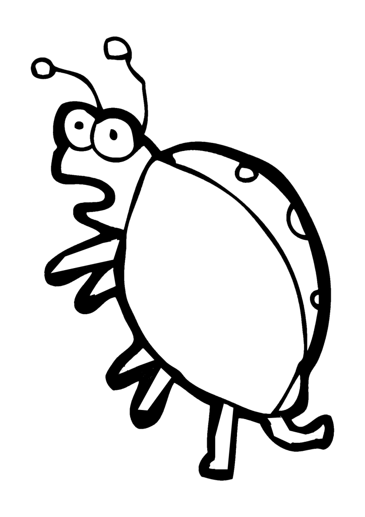 Beetle Image Coloring Page