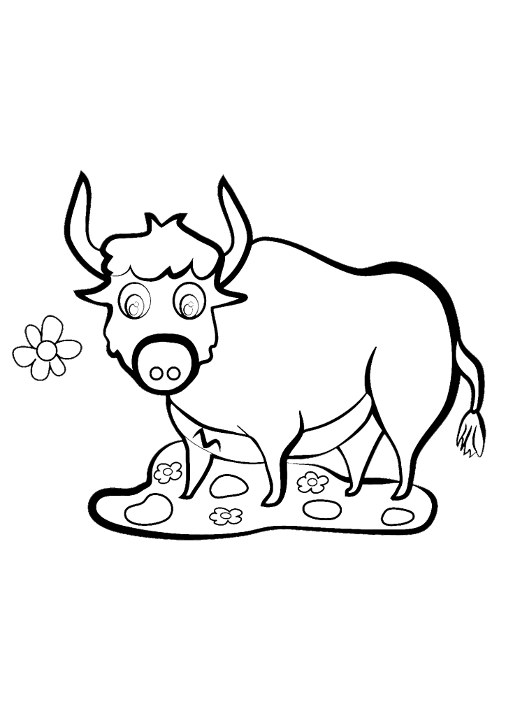 Buffalo Free Coloring Pages