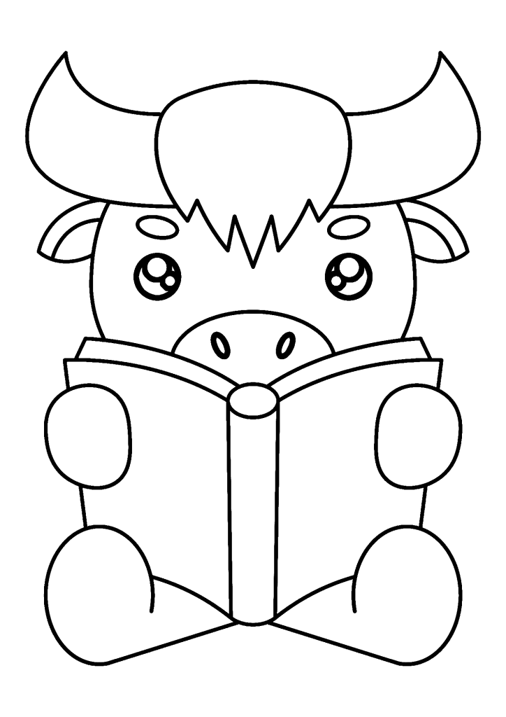 Buffalo To Learn Coloring Page