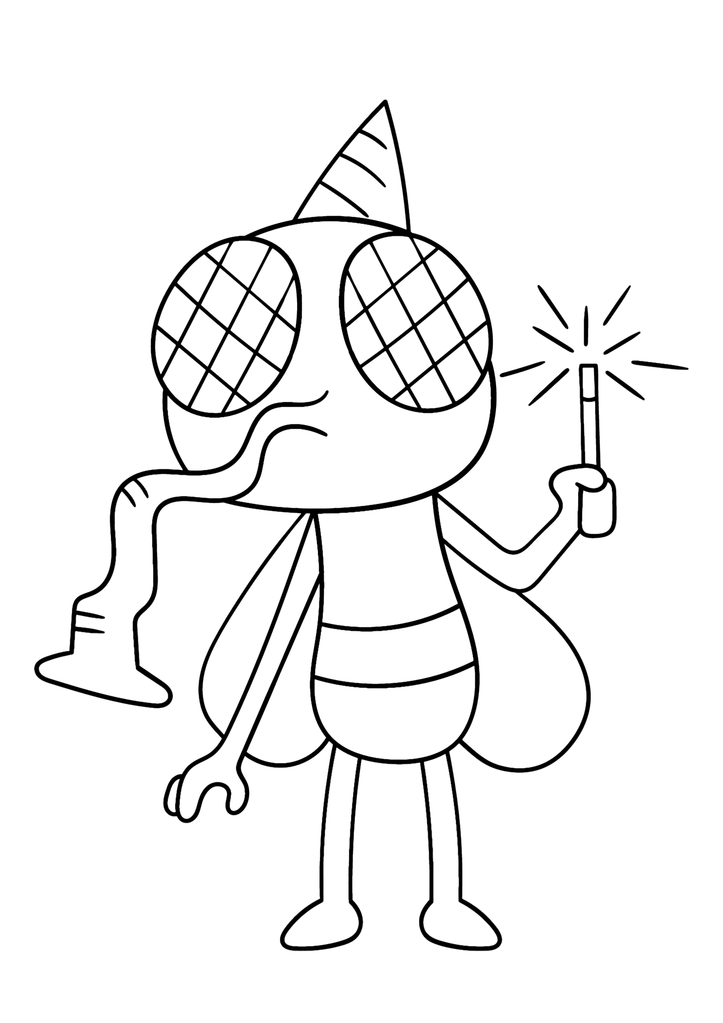 Fly Coloring Pages For Kids