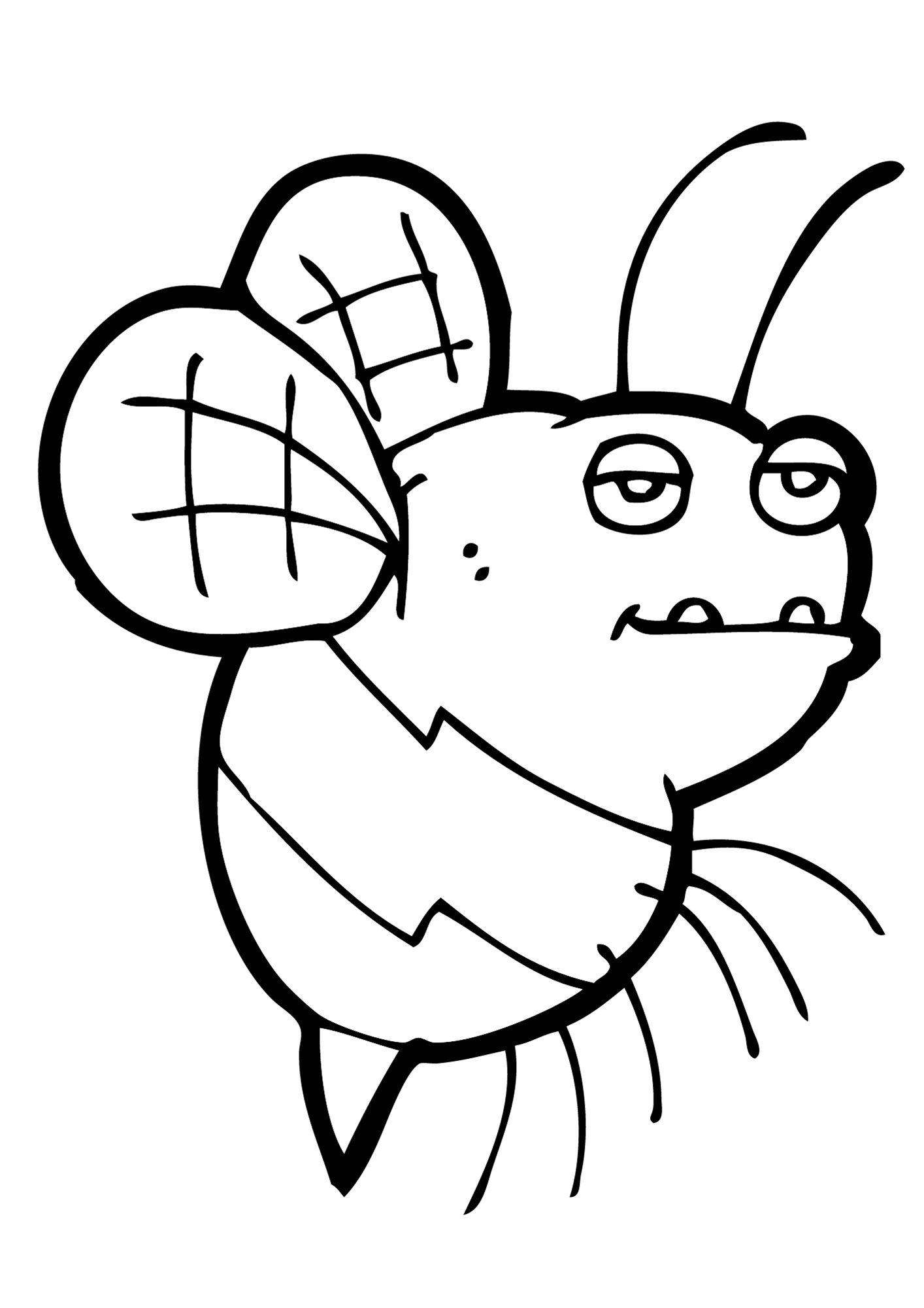 Fly Insect Coloring Pages