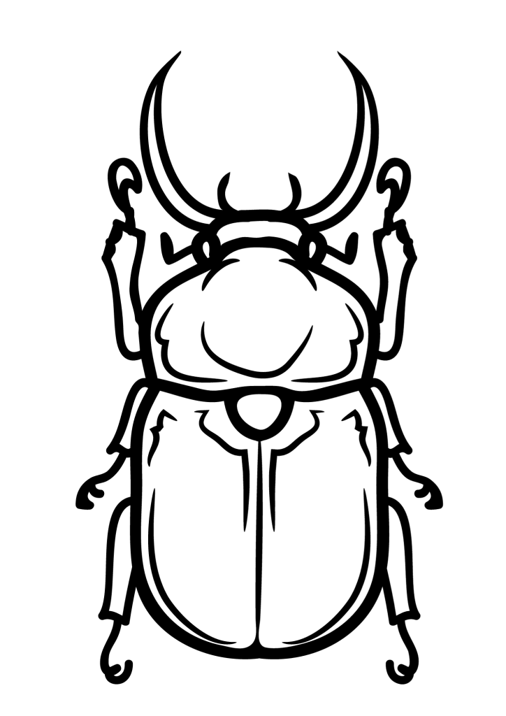 Rutelinae Beetle Coloring Page