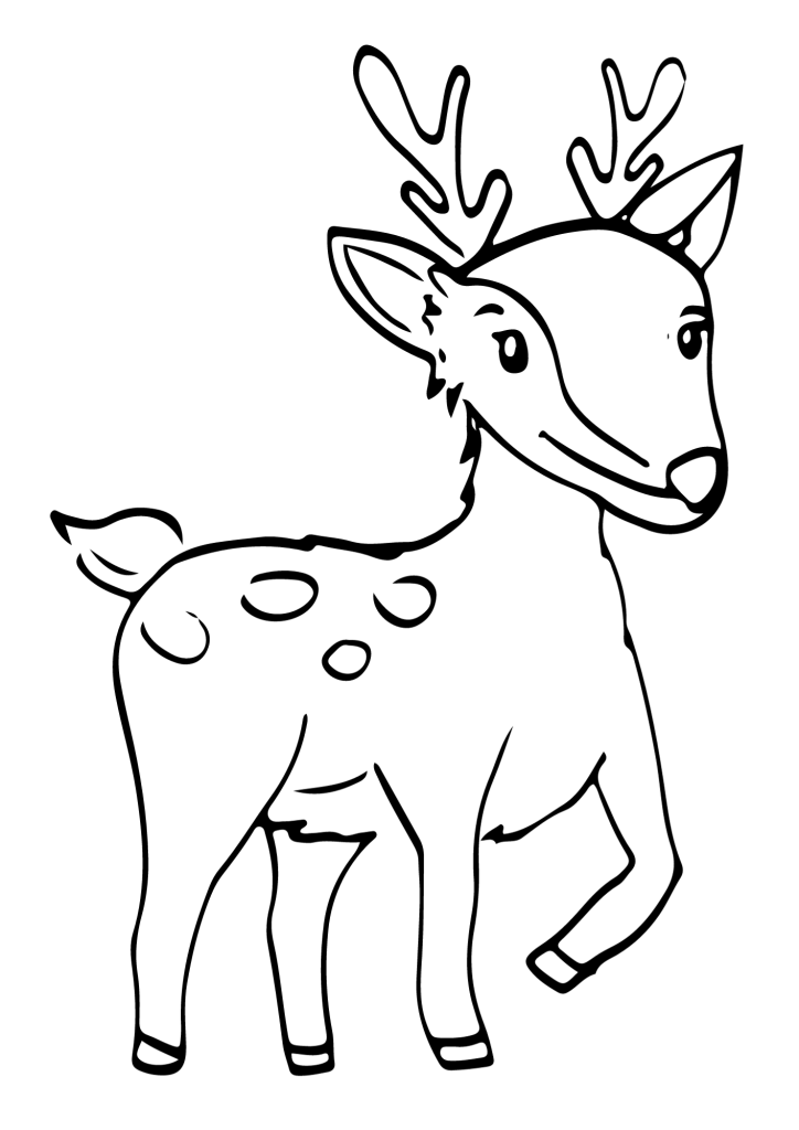 Adult Deer Coloring Pages