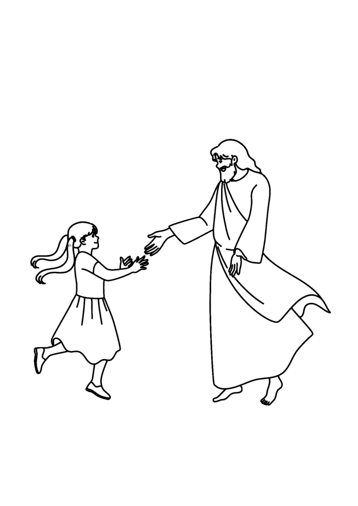 Baby Jesus Coloring Page