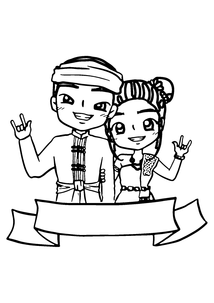 Barbie Doll Wedding Clothes Coloring Page