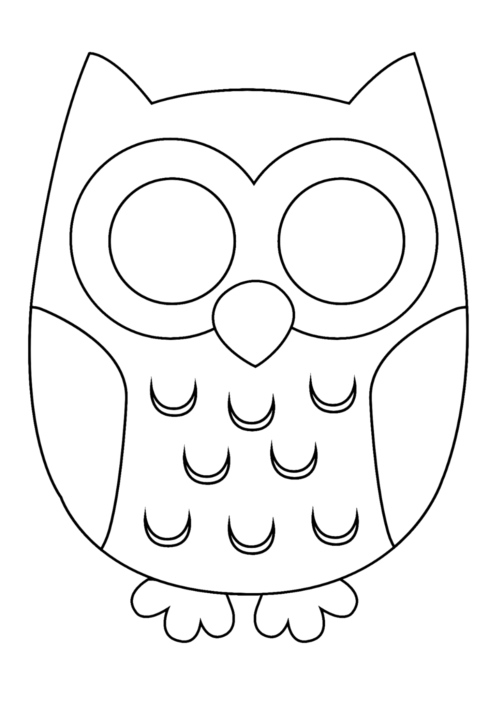 Cute Owl Coloring Pages