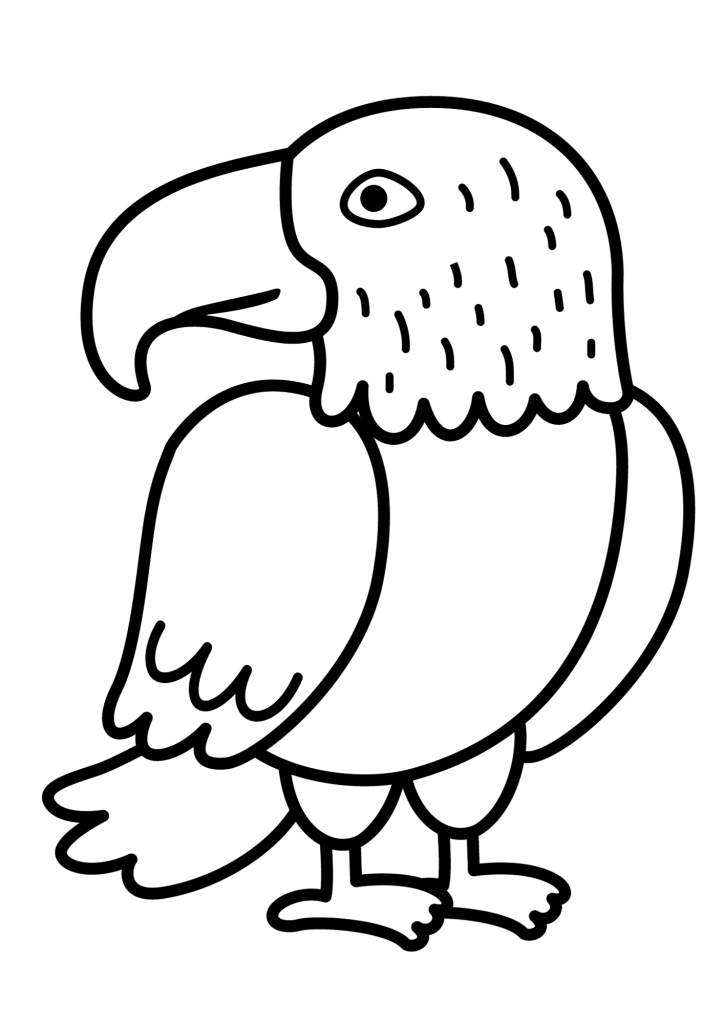 Eagle Coloring Pages Easy