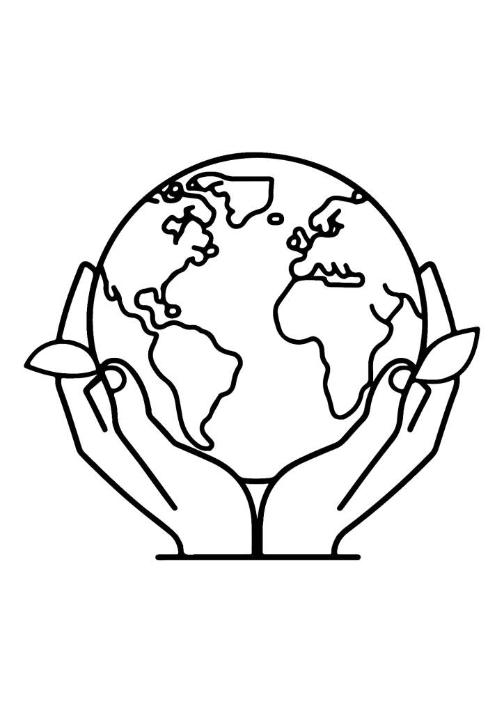 Earth Day For Kids Coloring Page
