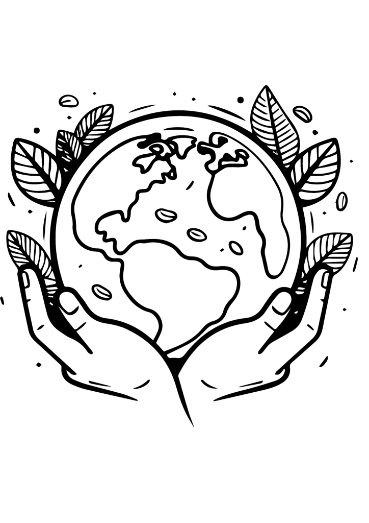 Earth Day Free Printable Coloring Page