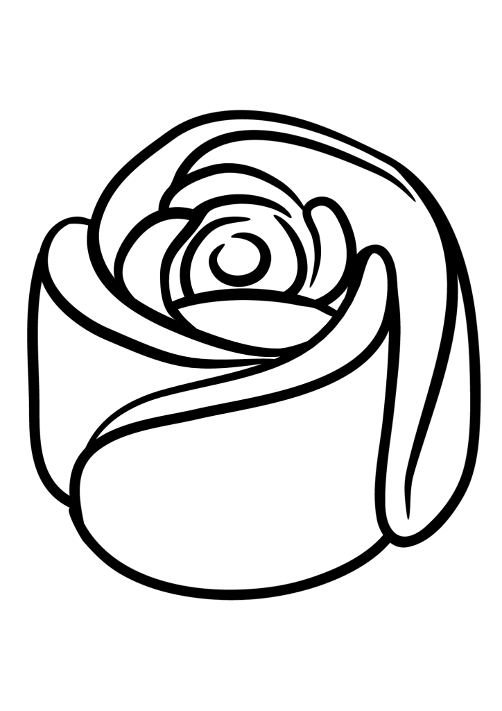 Flower Chocolate Coloring Page