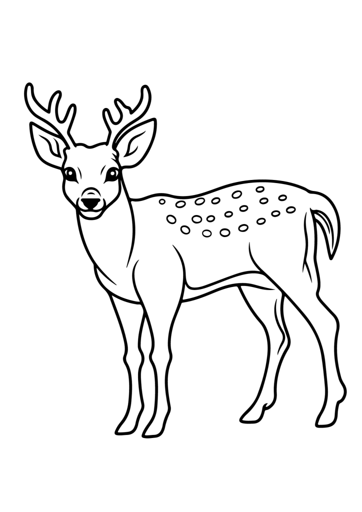 Free Deer Hunting Coloring Pages