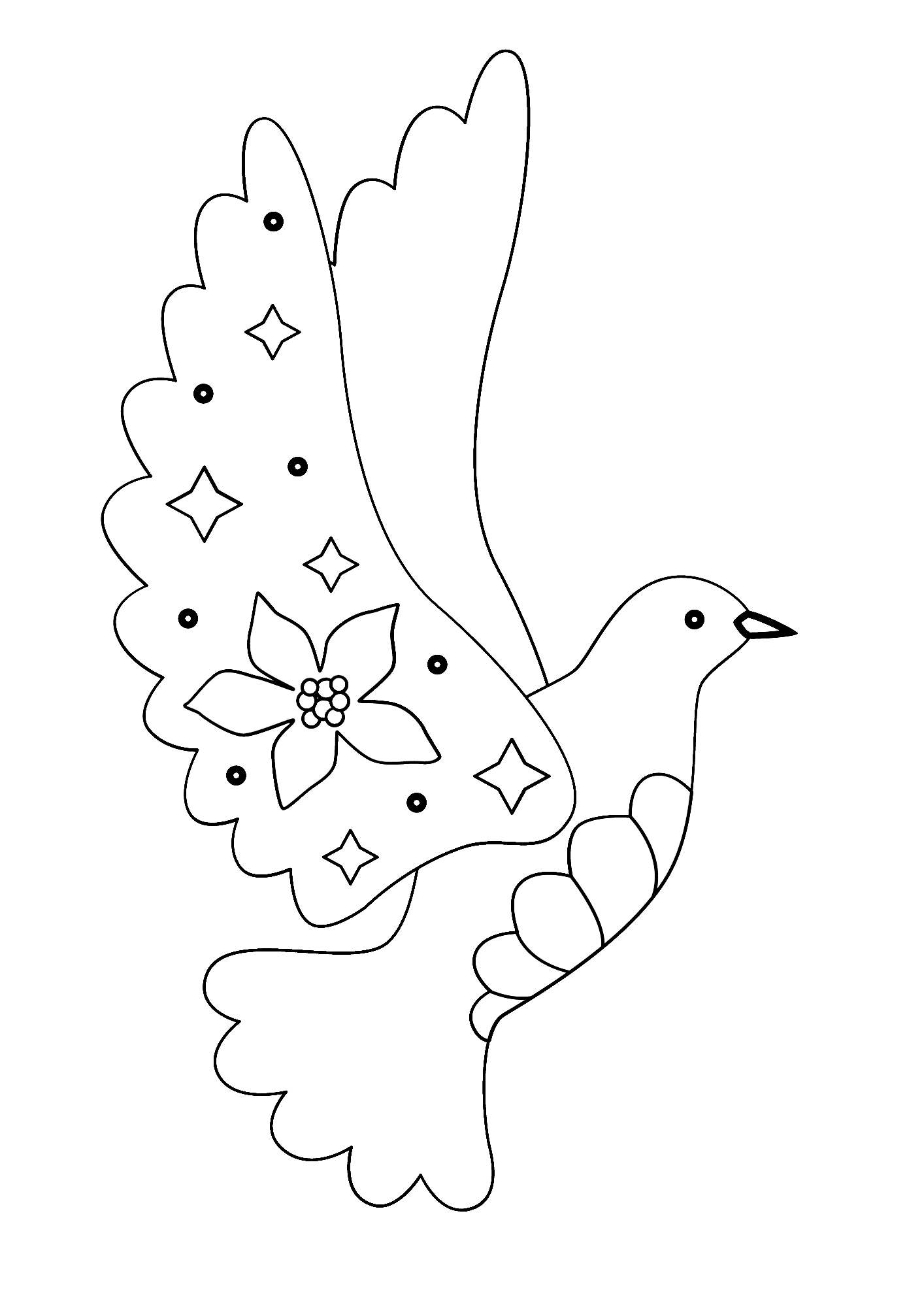 Free Dove Coloring Pages