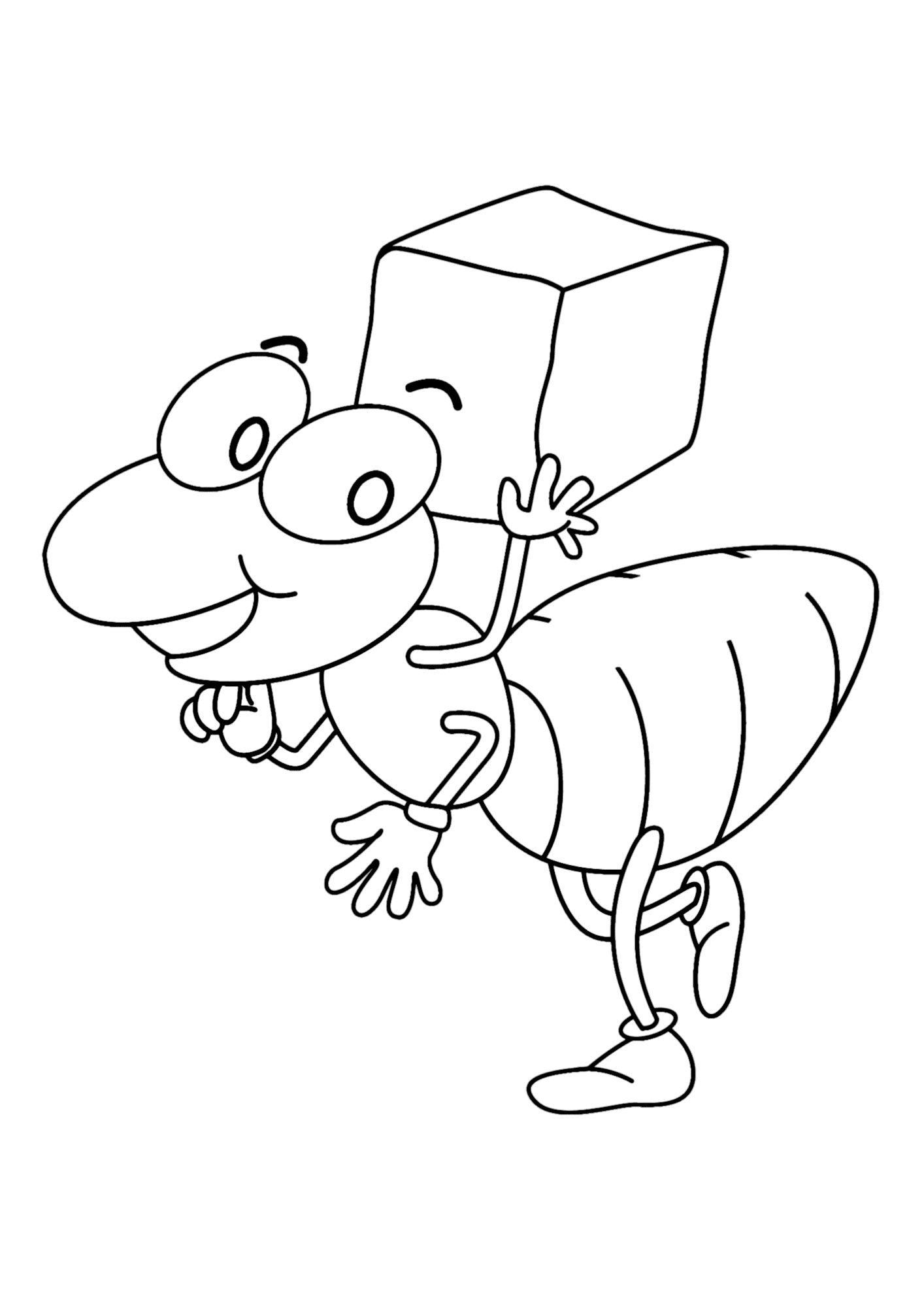 Free Printable Ant Coloring Pages