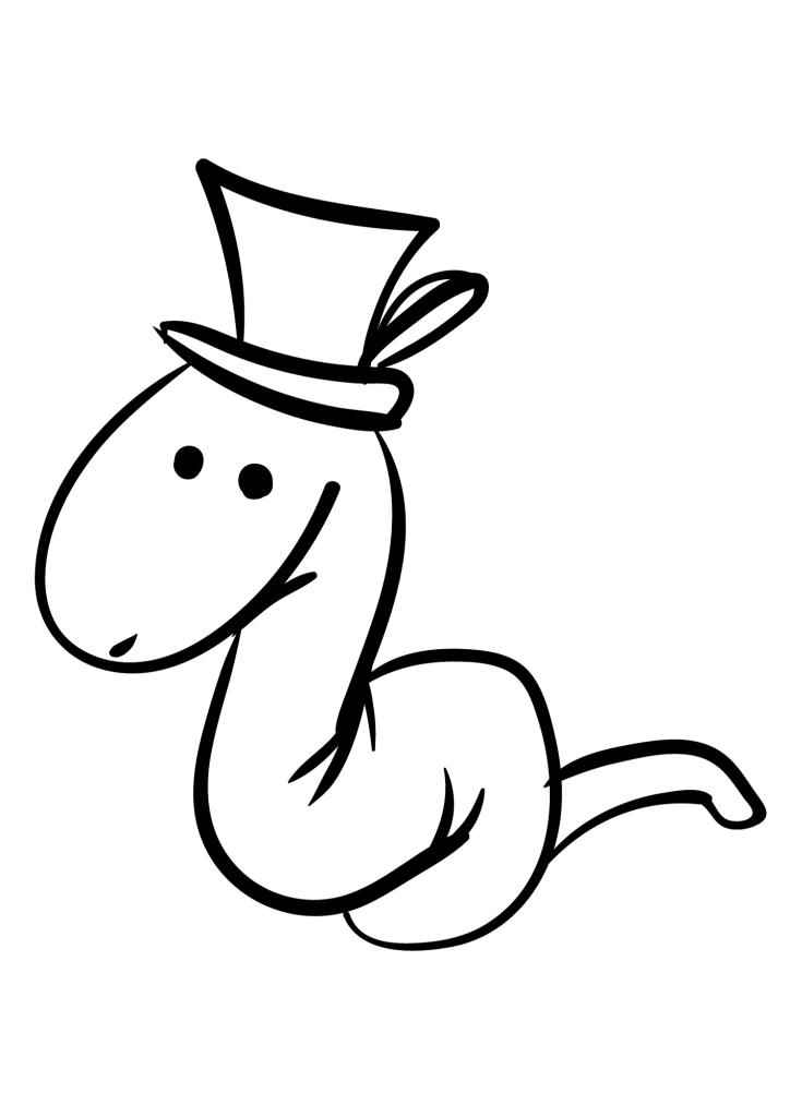 Image Of Earthworm Coloring Page