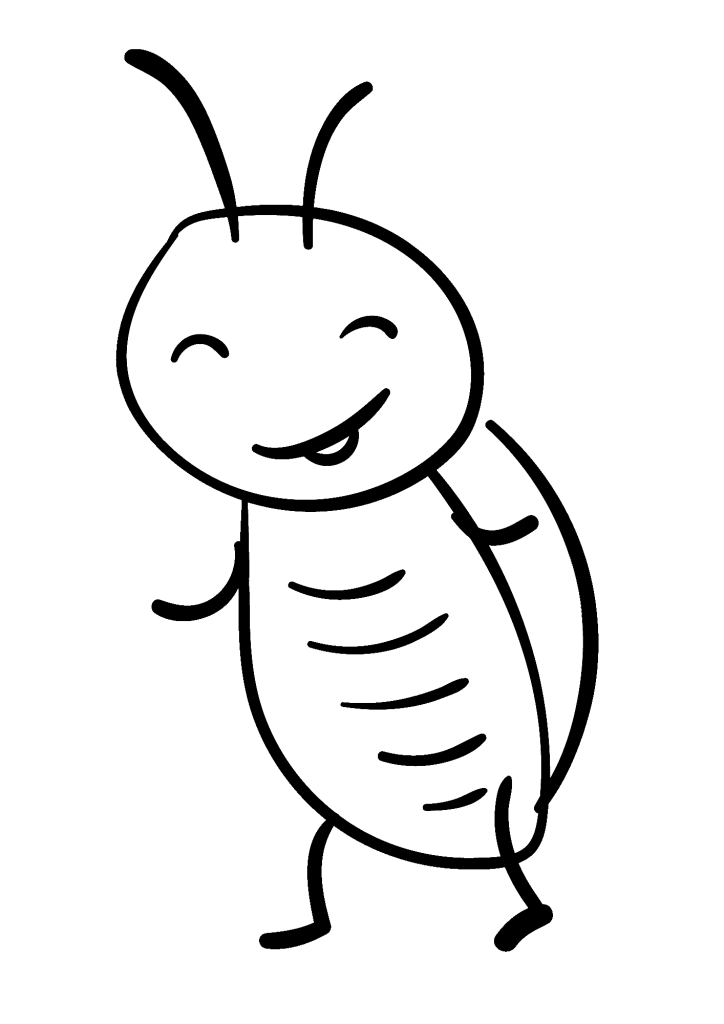 Lovely Beetles Coloring Page