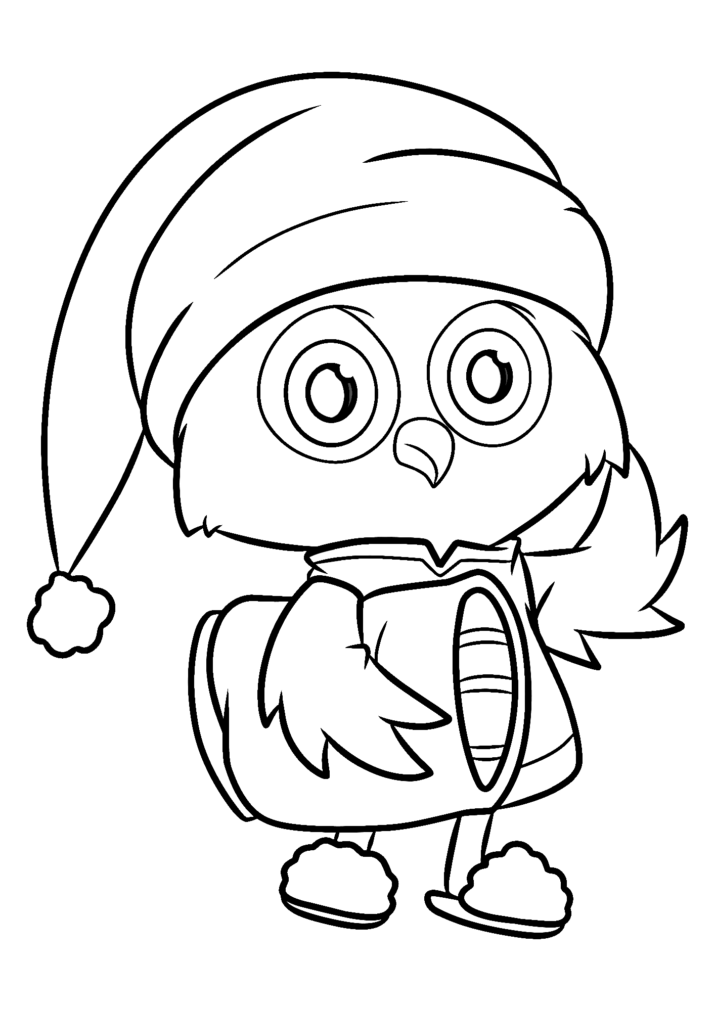 Owls Printable Coloring Pages