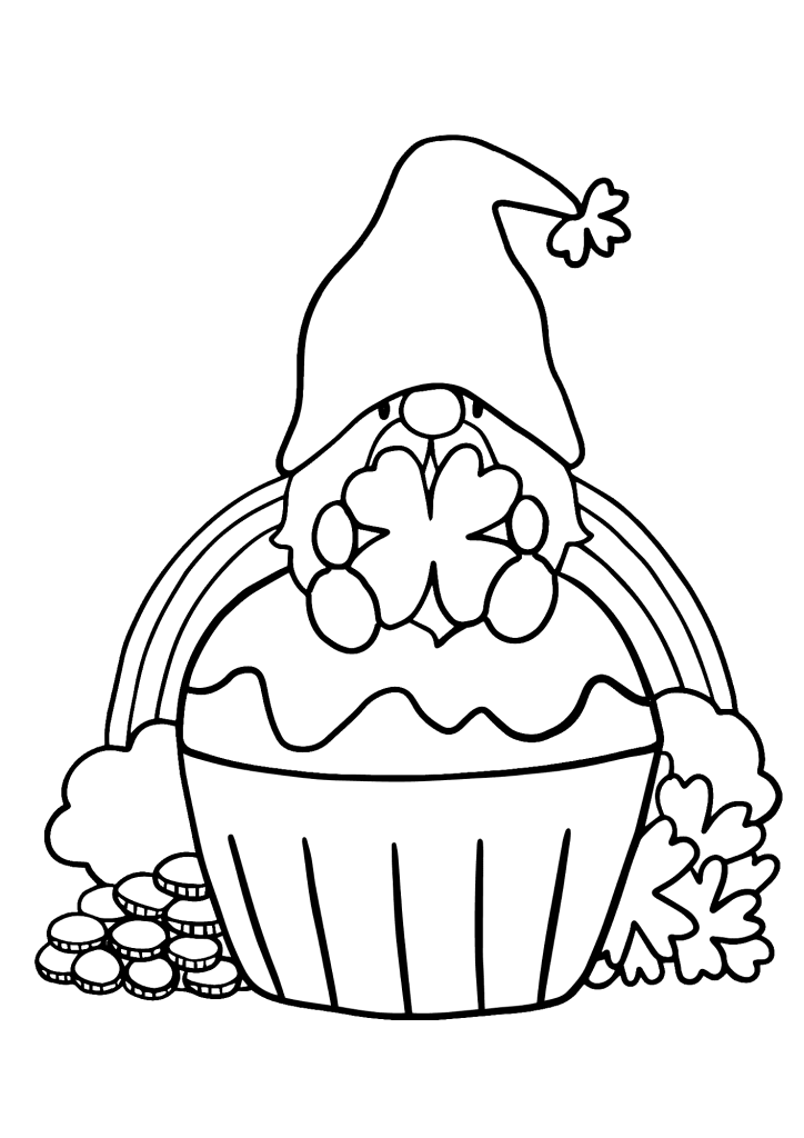 Funny St Patrick's Day Coloring Page