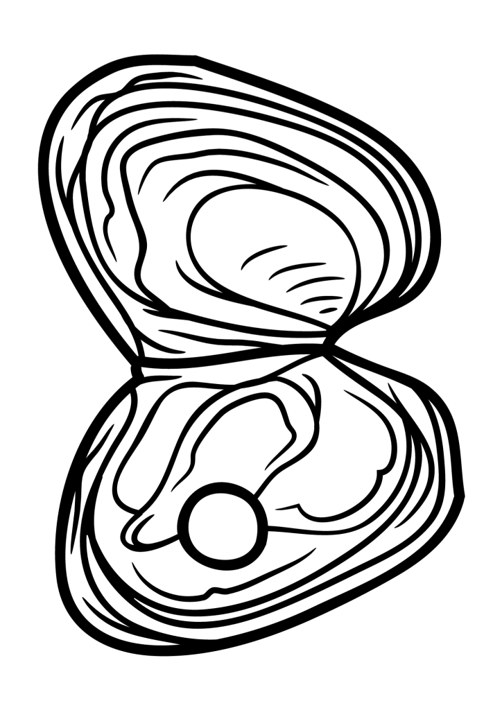 Oyster Image Coloring Pages