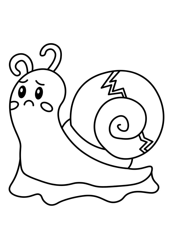 Snail For Children Coloring Pages