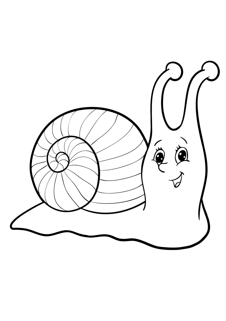 Snail Painting Coloring Pages