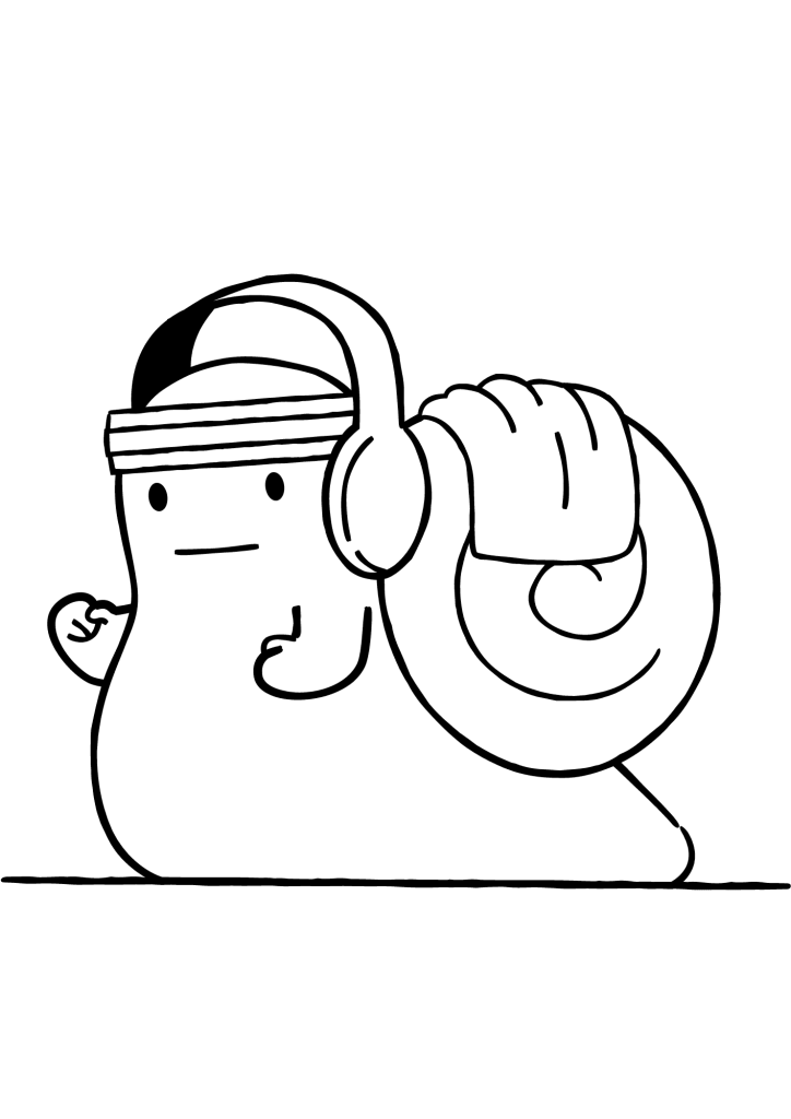Snail Cartoon Coloring Pages