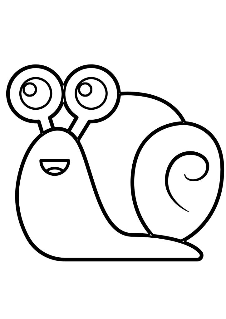 Snail Smile Coloring Pages