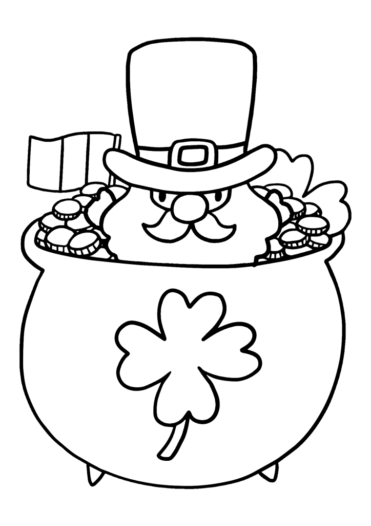 St Patrick's Day Coloring Sheet