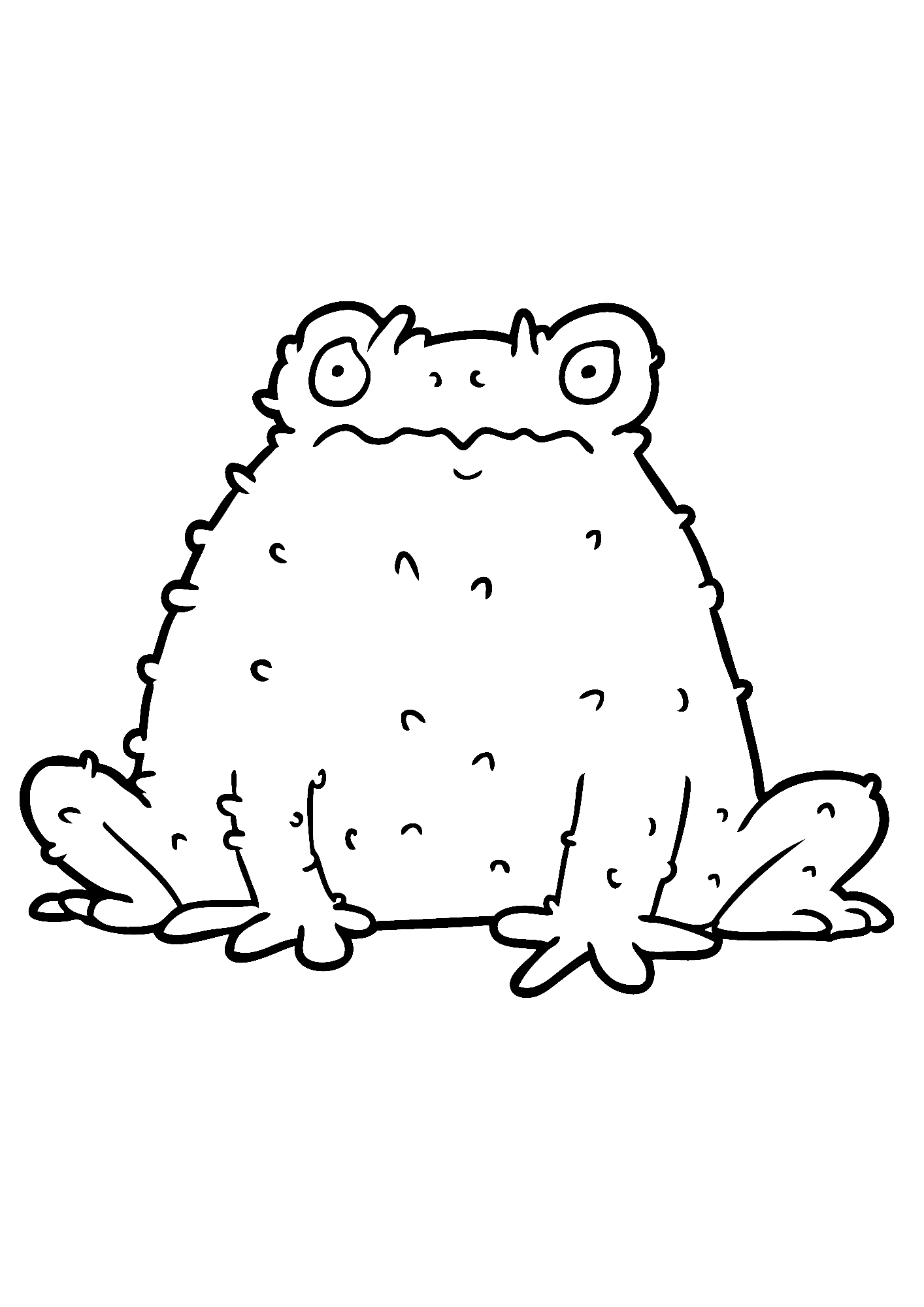 Toad Drawing Coloring Pages