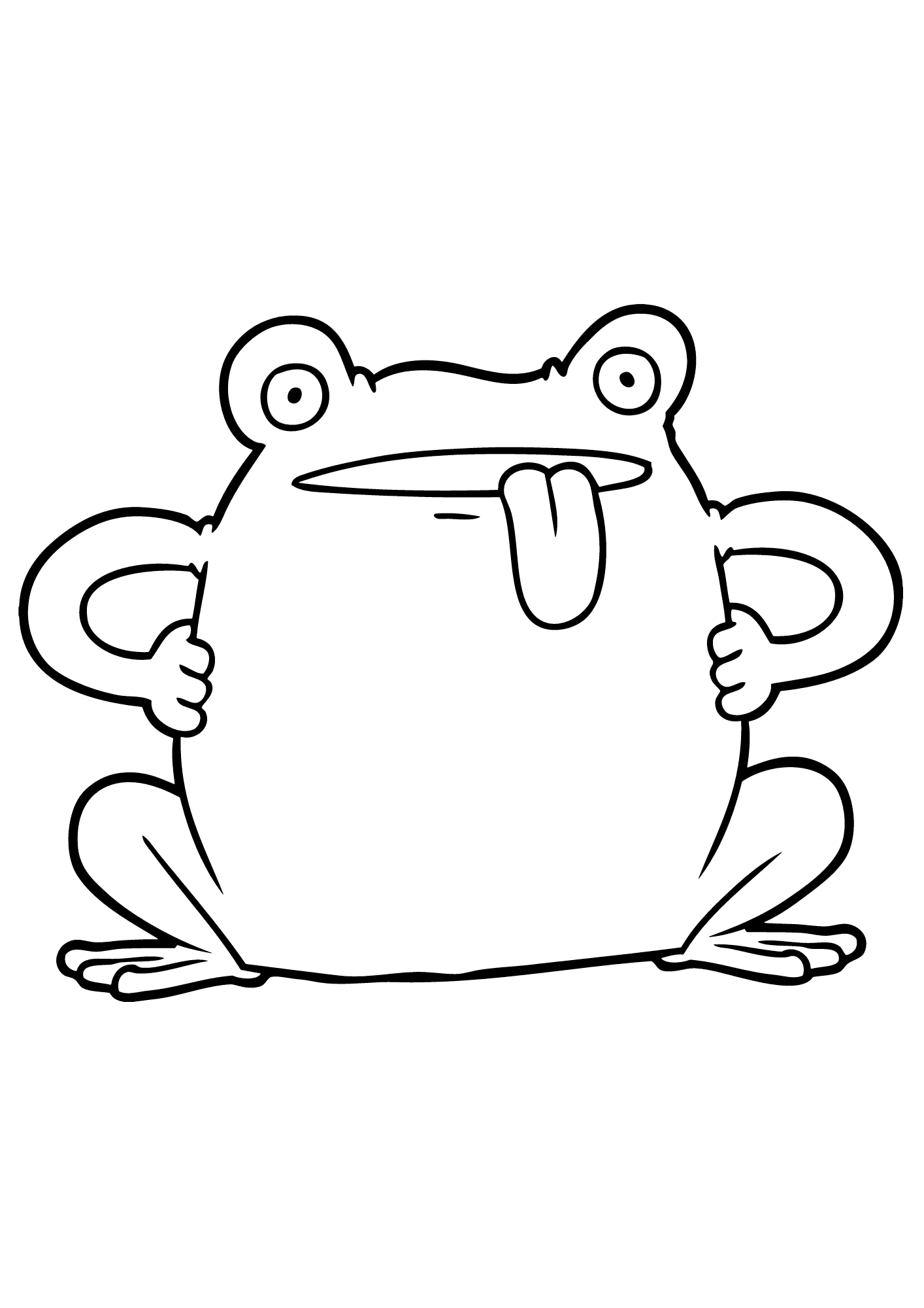 Toad Painting Coloring Pages