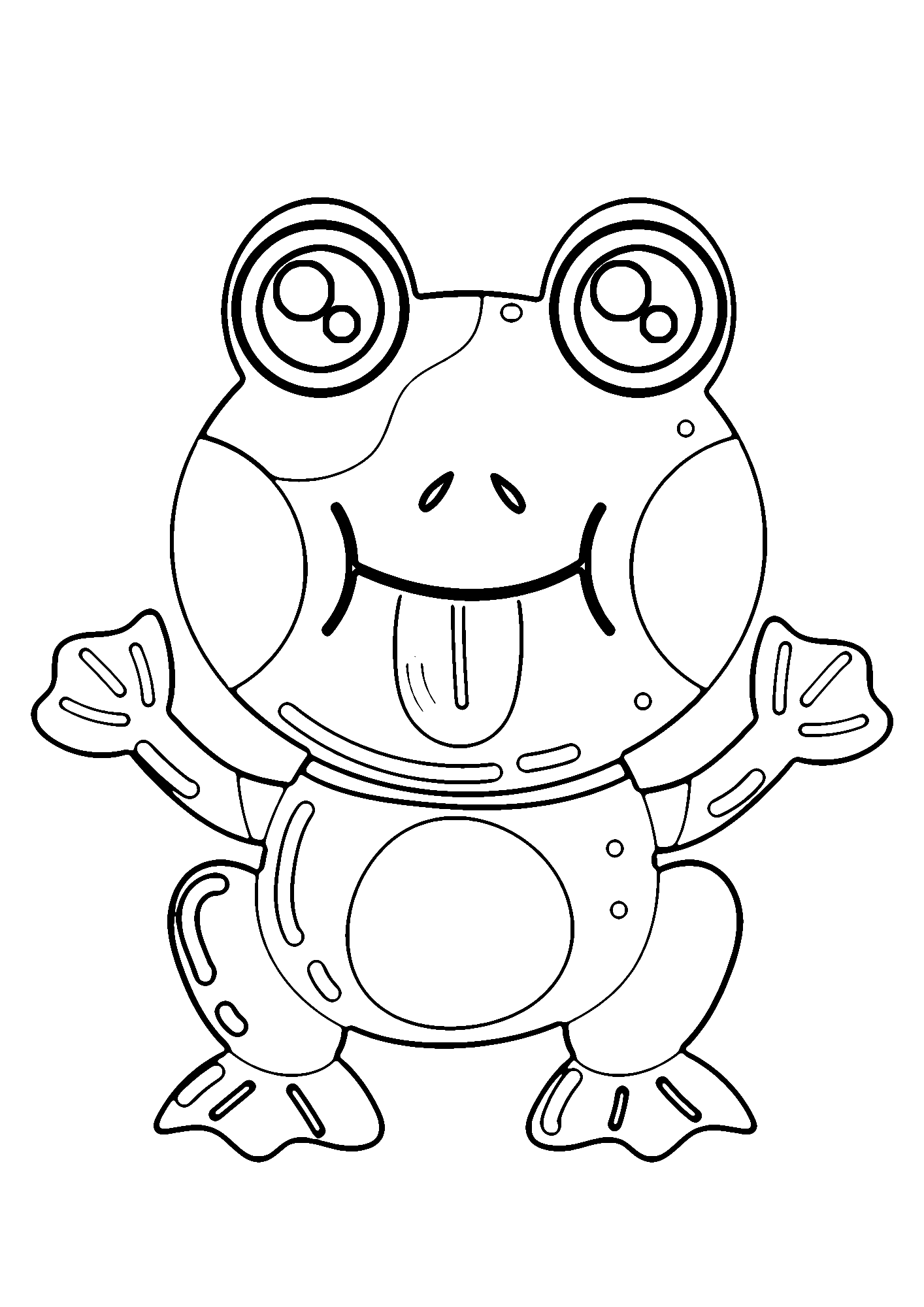 Toad Picture For Children Coloring Pages