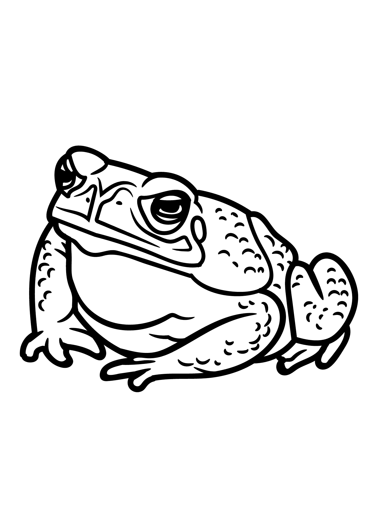 Toad Printable Image Coloring Pages