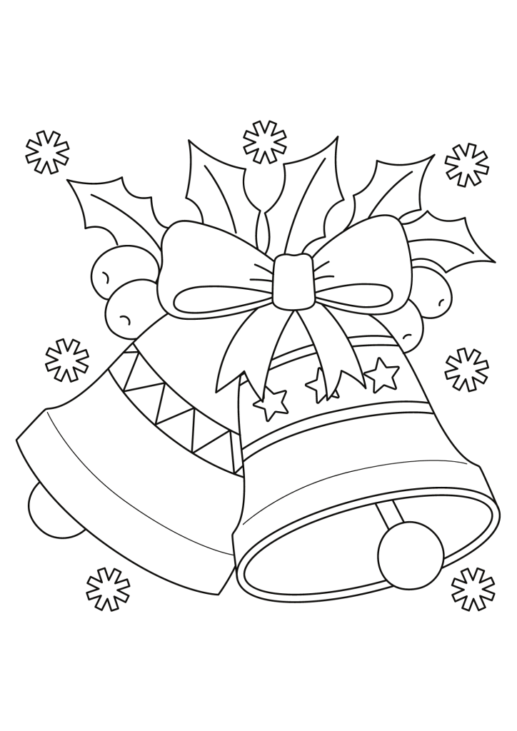 Christmas Jingle Bells Coloring Pages