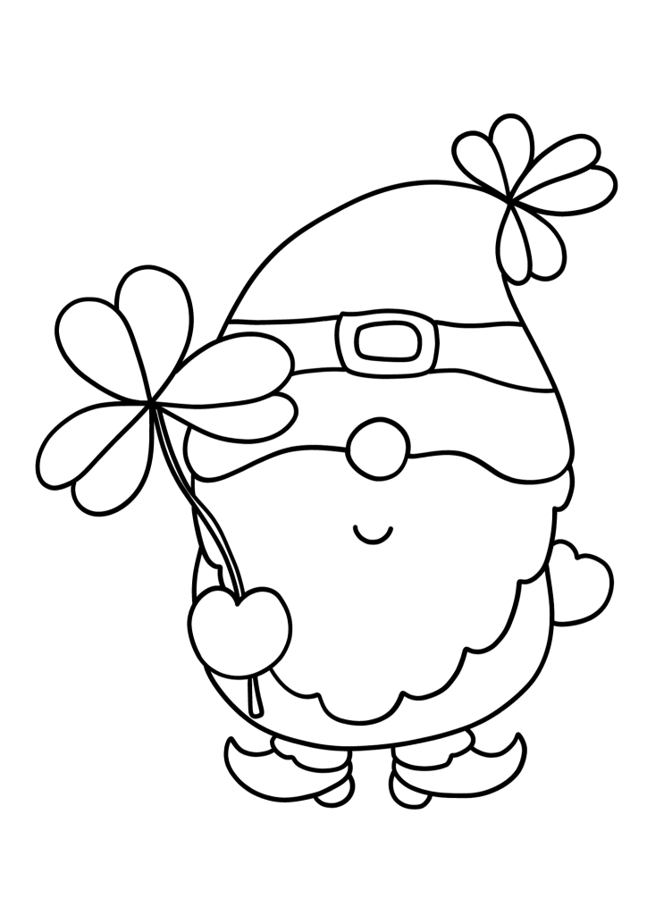 Easy St Patricks Day Painting Coloring Pages