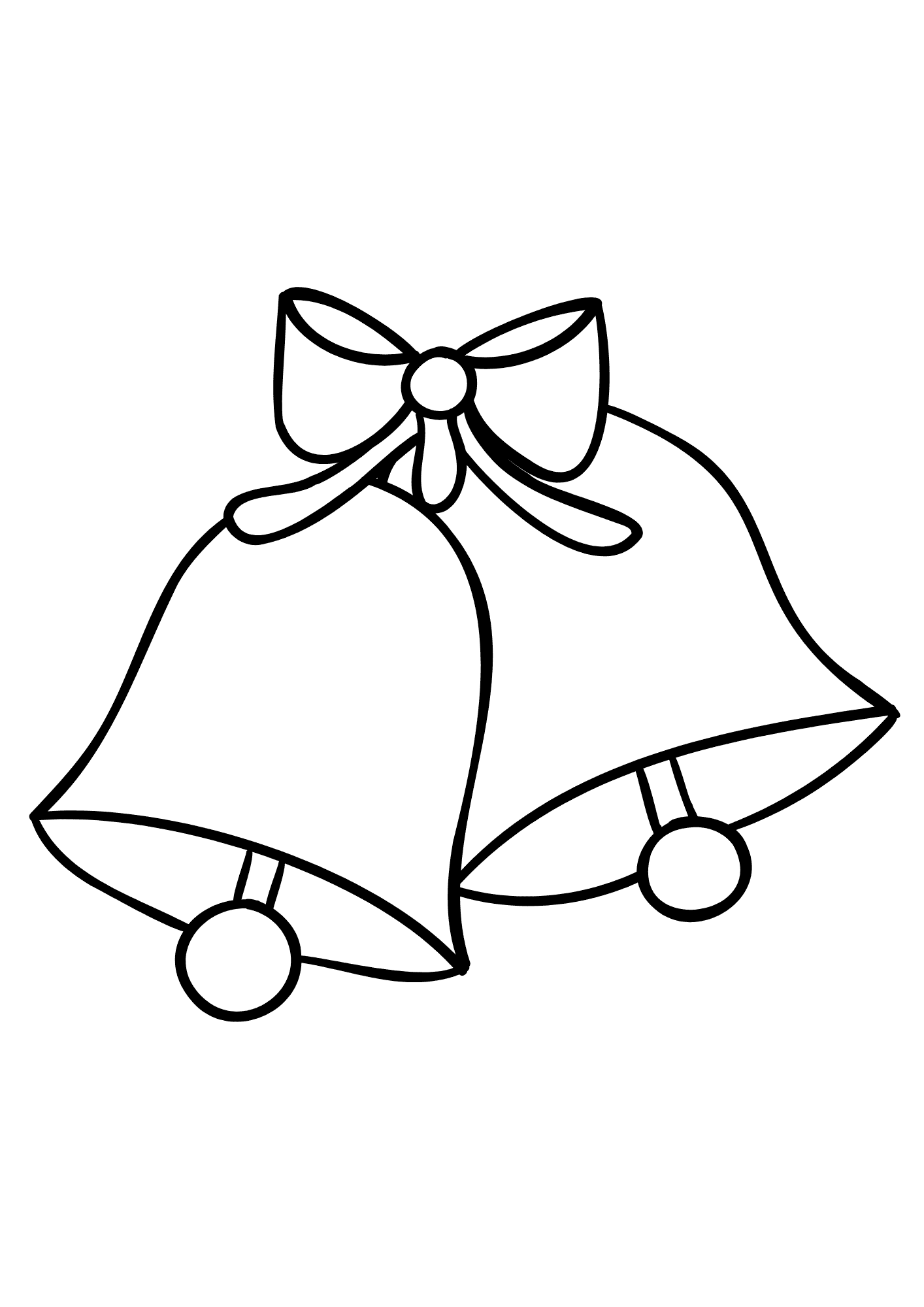 Free Coloring Pages Of Christmas Bells