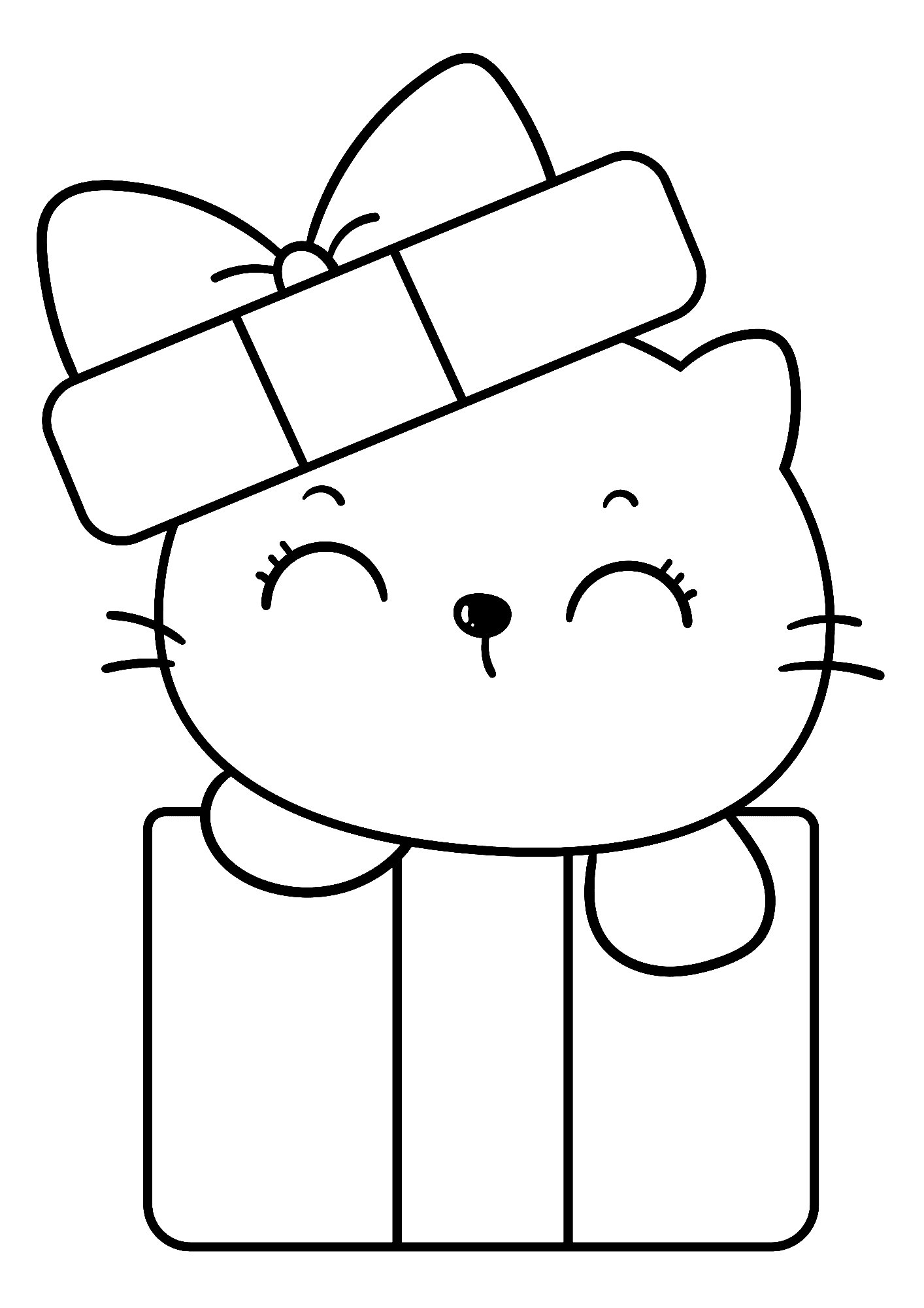 Happy Birthday Images With Cats Coloring Page