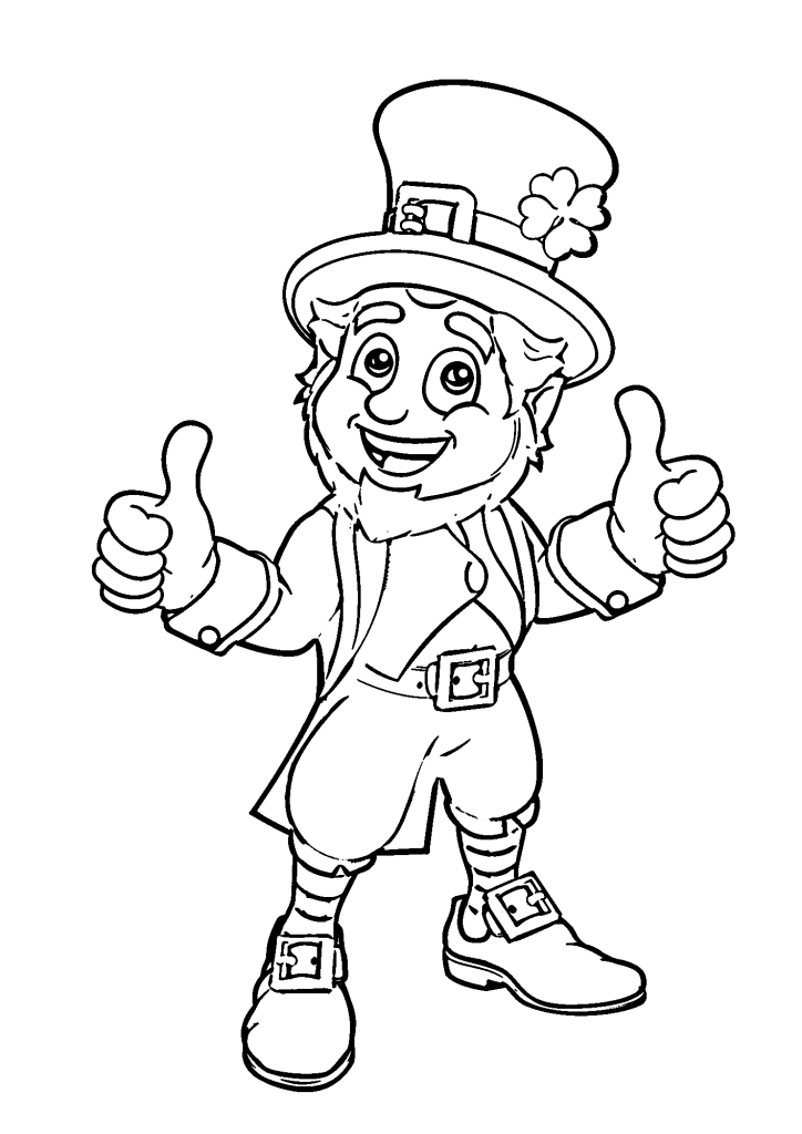 Happy St Patricks Day Coloring Pages