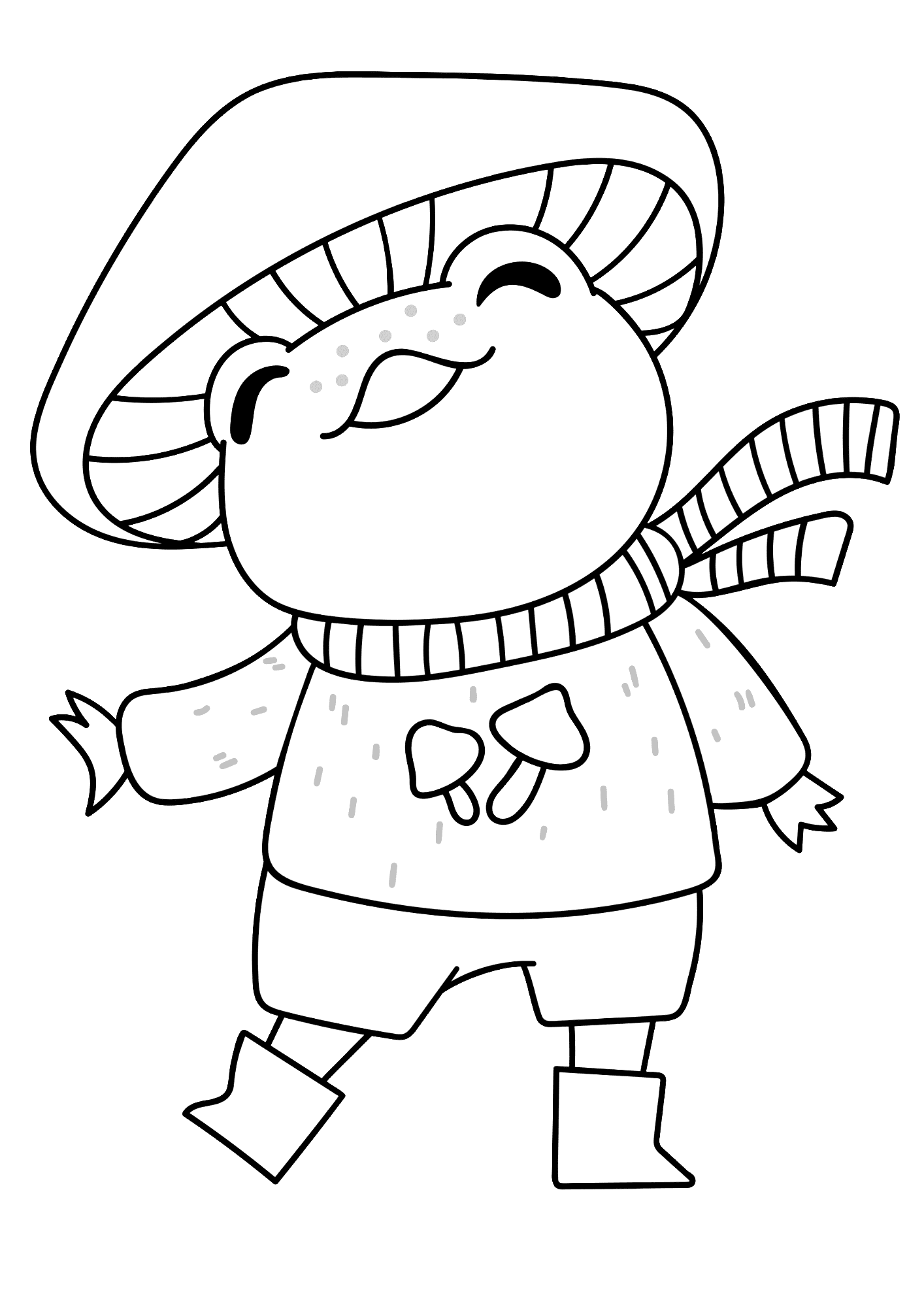 Picture Of Frog Coloring Page