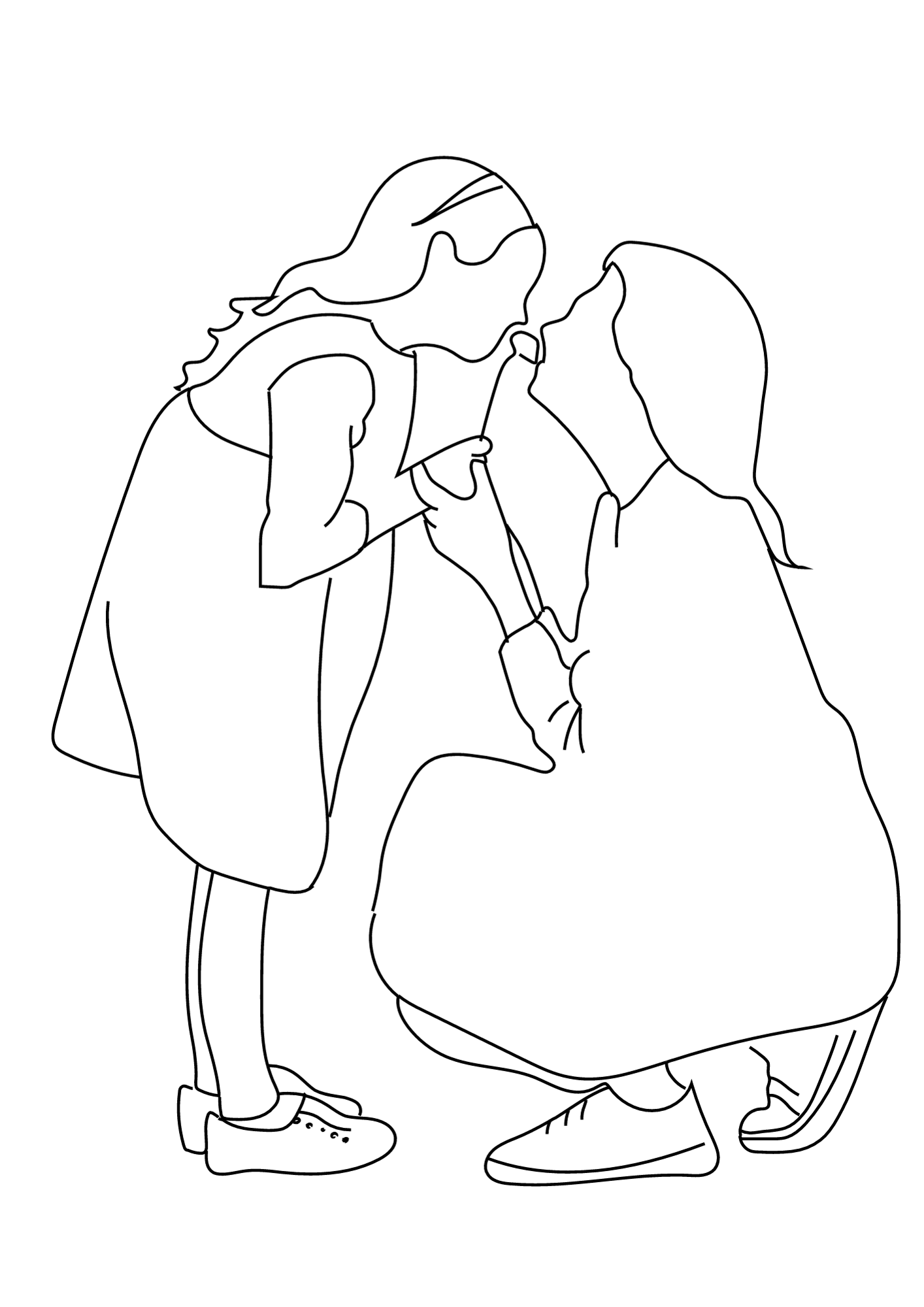 Simple Mother's Day Coloring Pages